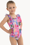 Rainbow Beach Frill One Piece