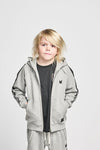 MUNSTER Zip Hood Grey Marle