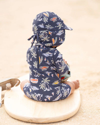 TOSHI Swim Baby Onesie - Surf Twilight