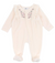 MINIHAHA Flossy Embroidered Velour LS Romper